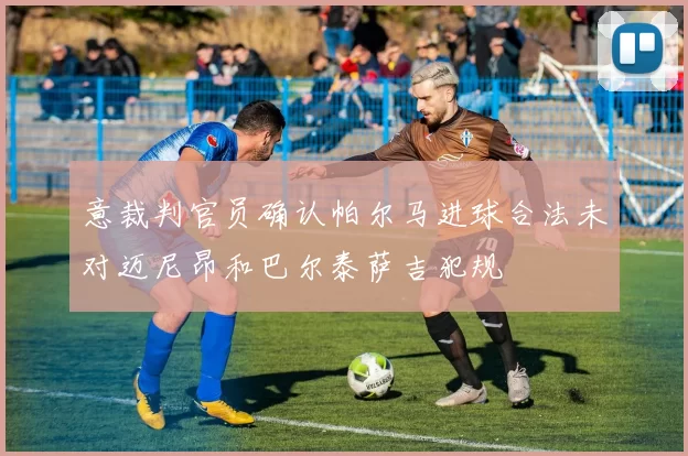 意裁判官员确认帕尔马进球合法未对迈尼昂和巴尔泰萨吉犯规